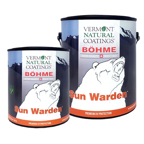 Vermont Natural Coatings Sun Warden Flat Whitewash Water-Based Waterborne Wood Finish 5 gal 101992 - main